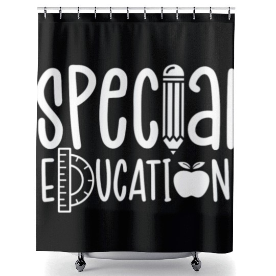 Special Education Cute Awareness Sped Teacher Shower Curtains