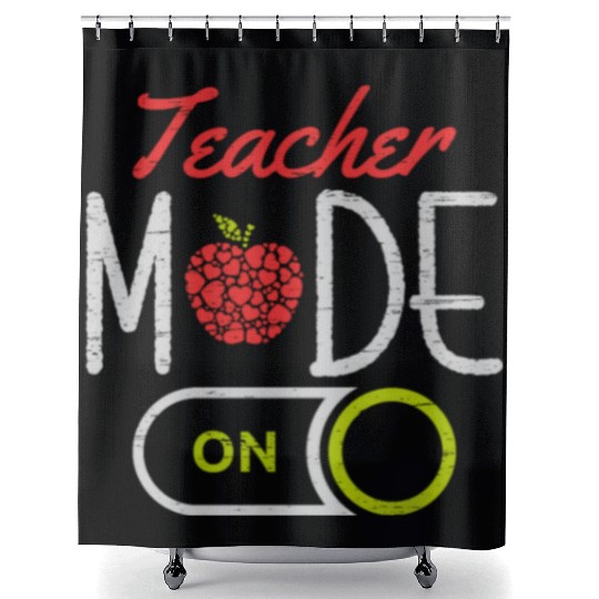 Teacher Mode On University Students School Shower Curtains