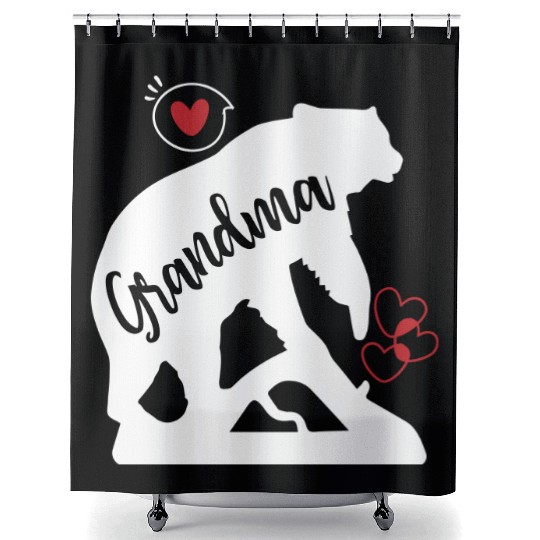 Grandma Bear Shower Curtains