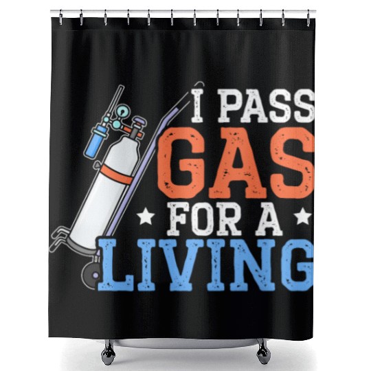 I Pass Gas For A Living Anesthesiologist Doctor Shower Curtains