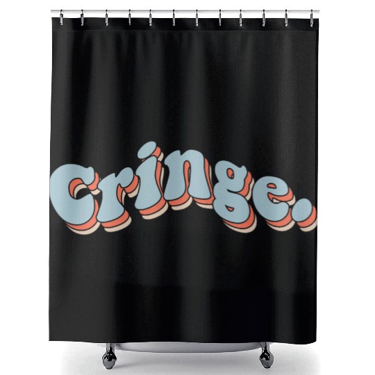 Cringe Shower Curtains