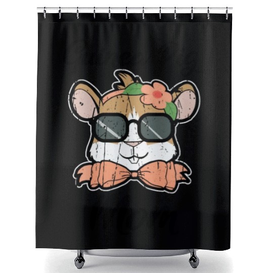 Guinea Pig Mom - animal lover Shower Curtains