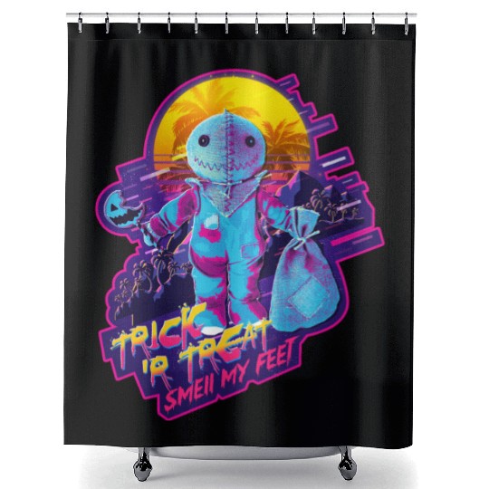 Trick or Treat, Smell my Feet Shower Curtains
