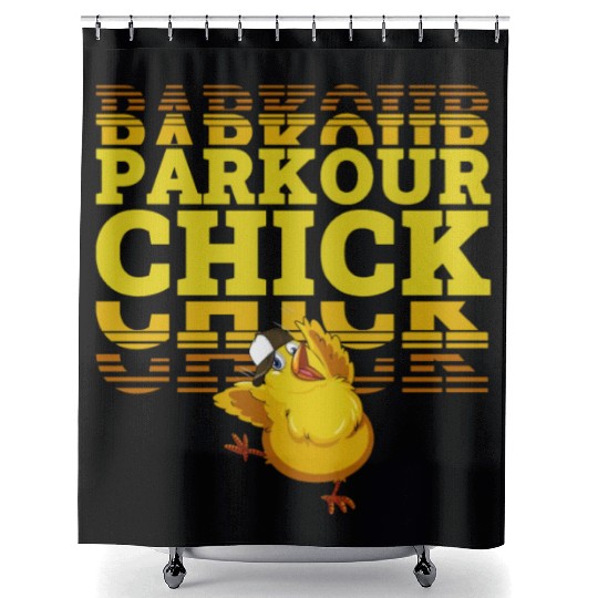 Parkour Free Running Traceur Shower Curtains