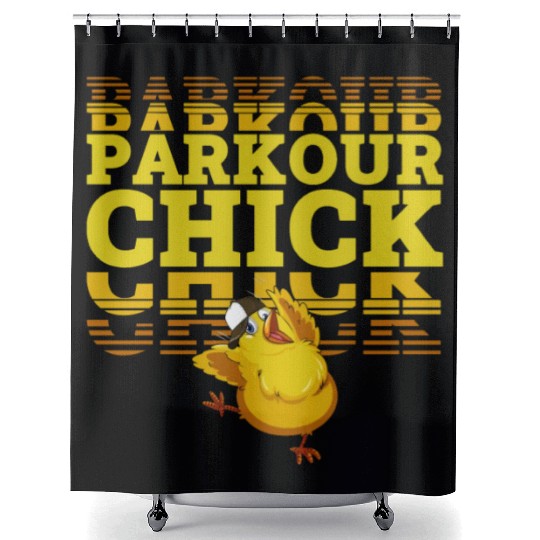 Parkour Free Running Traceur Shower Curtains