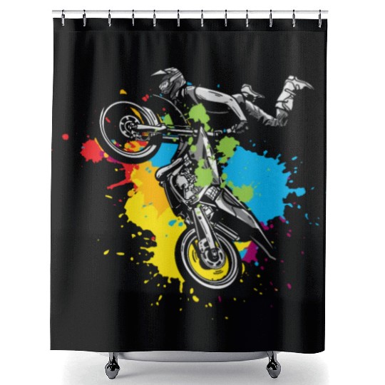 Motocross Shower Curtains