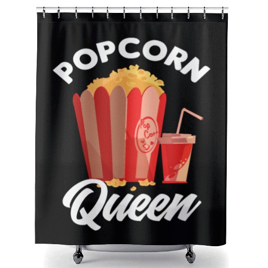 Film Popcorn Lover Shower Curtains