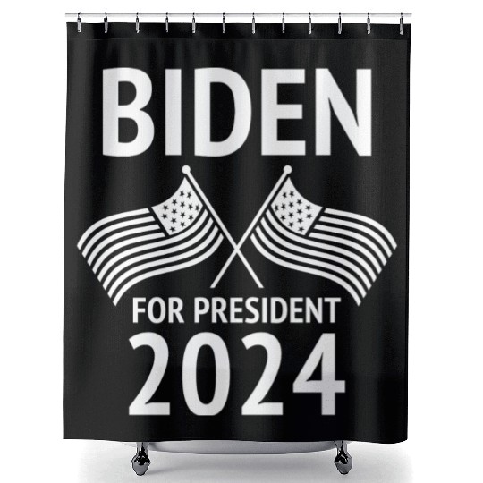Joe Biden For President 2024 Shower Curtains