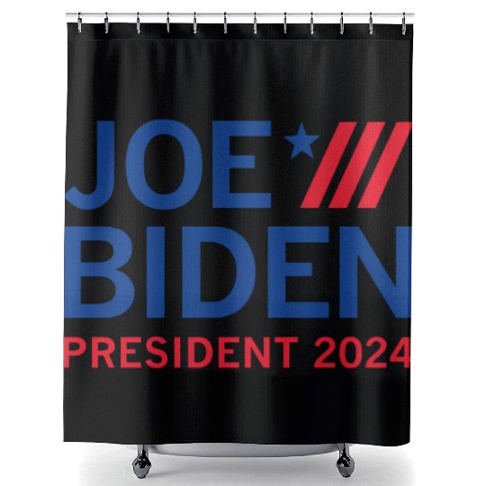 Joe Biden President 2024 Shower Curtains