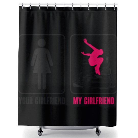 Parkour Free Running Traceur Shower Curtains