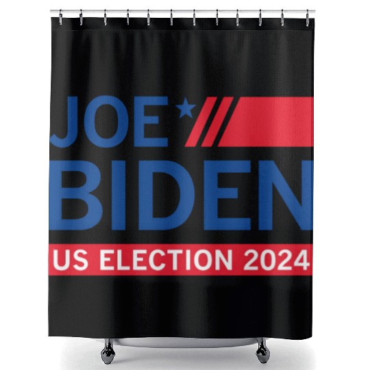 Joe Biden US Election 2024 Shower Curtains