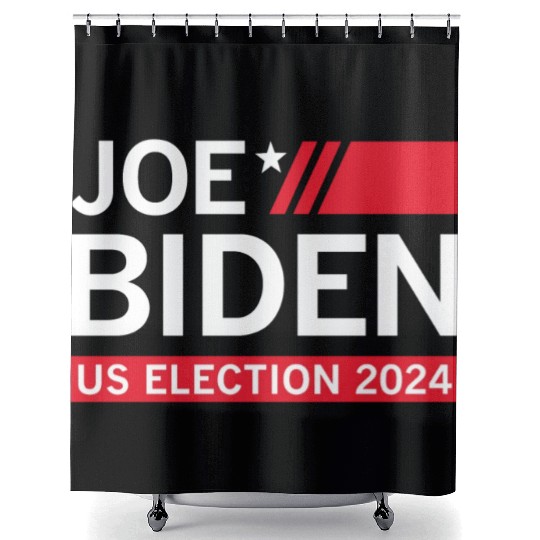 Joe Biden US Election 2024 Shower Curtains