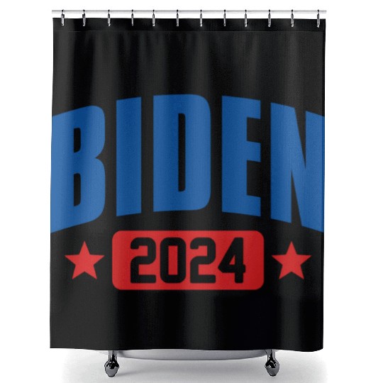 Joe Biden 2024 Shower Curtains