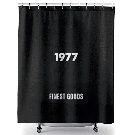 New York City Born In 1977 Vintage Birthday Shower Curtains