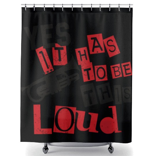 Trumpet Player Vintage Yes It Has Shower Curtains