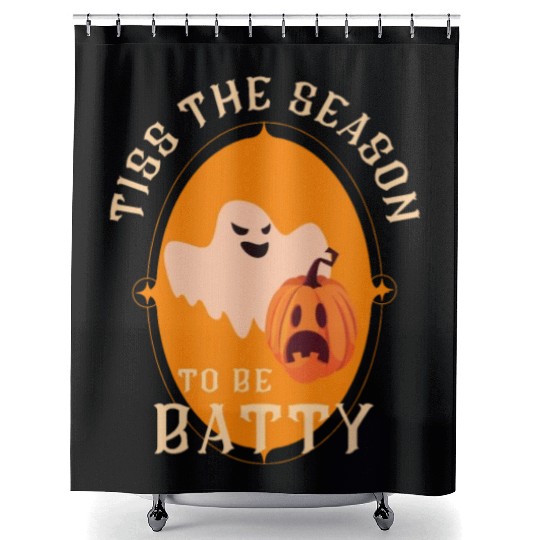 Halloween night story series Shower Curtains
