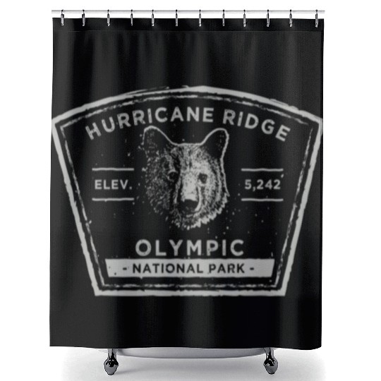Hurricane Ridge Olympic National Park Shower Curtains