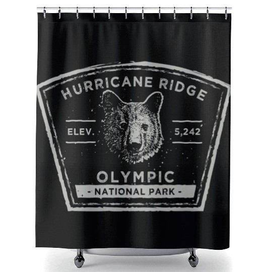 Hurricane Ridge Olympic National Park Shower Curtains