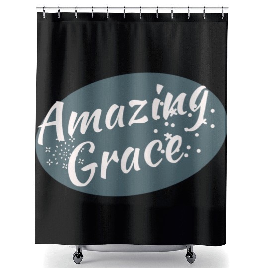 Amazing Grace Christian design Shower Curtains
