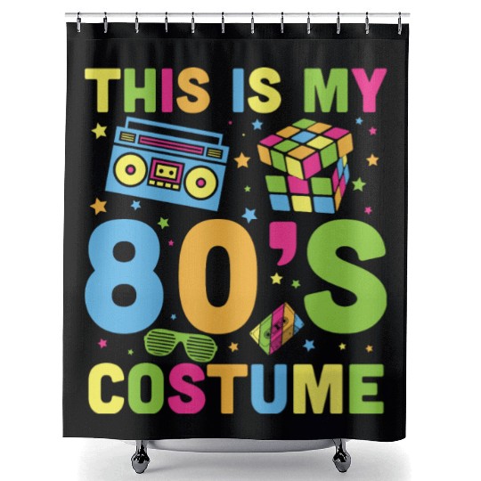 This is my 80s Costume Radio Cassette Tape Gifts Shower Curtains