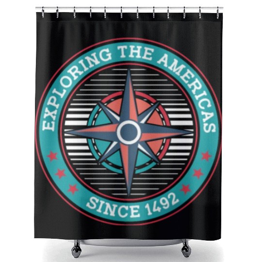 Columbus Day 1492 Shower Curtains