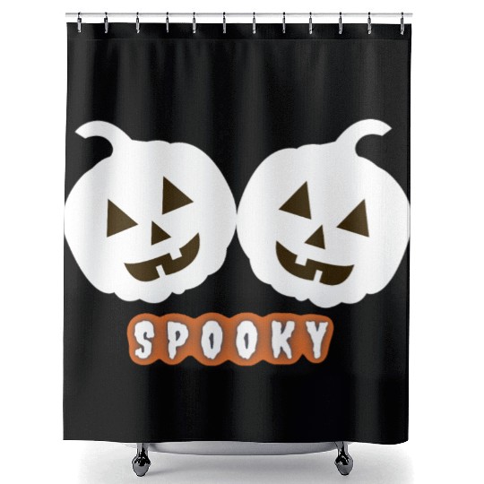 spooky halloween funny halloween Shower Curtains for you