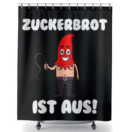 Funny German BDSM Shower Curtains