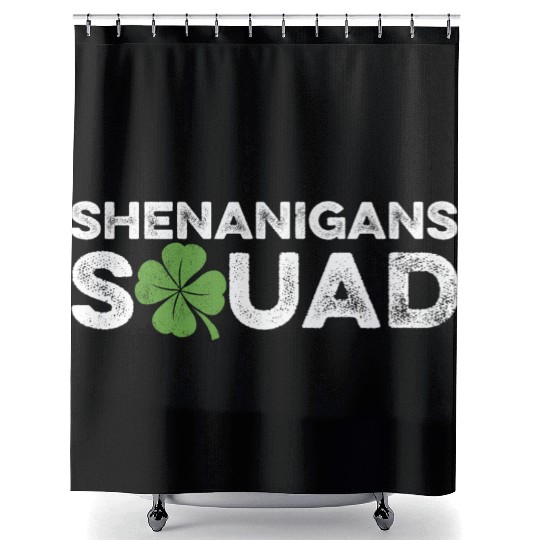 Shenanigans Squad Gangster Gift Shower Curtains