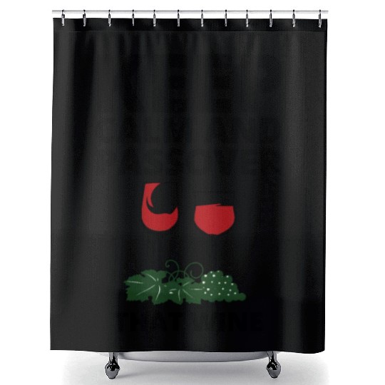 keep calm and Passover that wine Shower Curtains