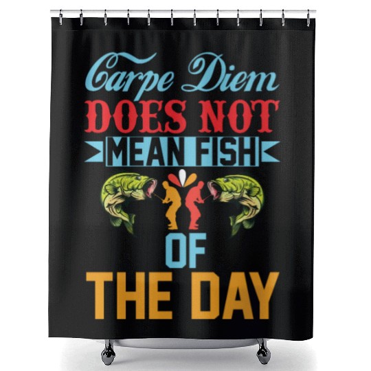 carpe Diem Shower Curtains