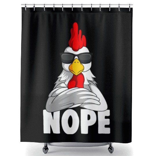 chickens farmer chicken kids boys girls Shower Curtains