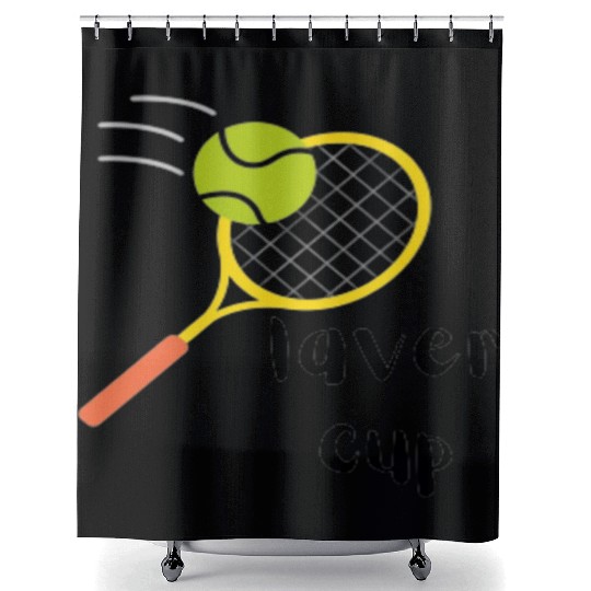 laver cup tennis Shower Curtains