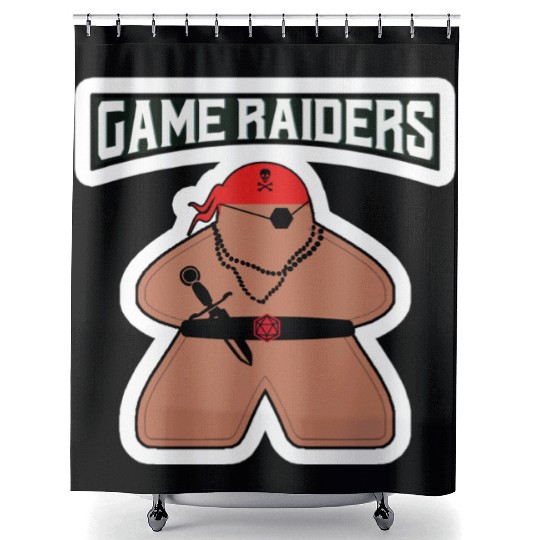 Game Raiders Shower Curtains