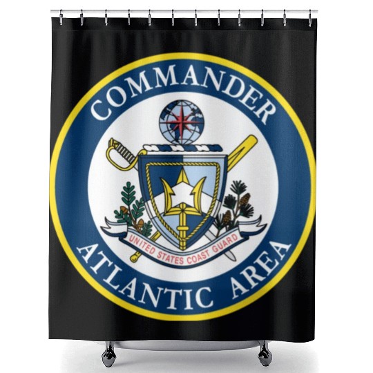 COMMANDER ATLANTIC AREA (U.S. Coast Guard) Shower Curtains