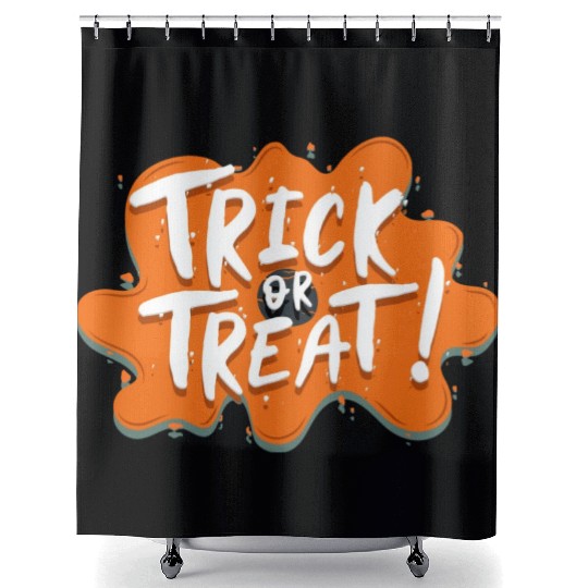 Trick or treat Shower Curtains