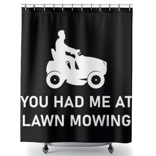 Landscaping Lawn Mowing - Gardening Landscaper Shower Curtains