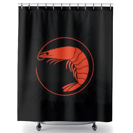 Shrimp Whisperer - fishing lover Shower Curtains