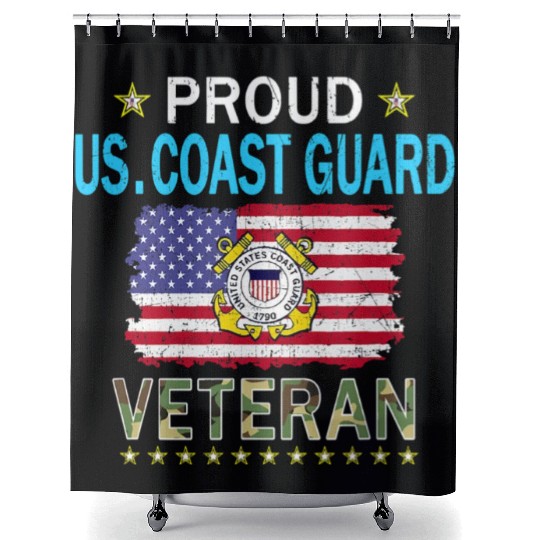 Coast Guard Veterans Day Us Coast Shower Curtains