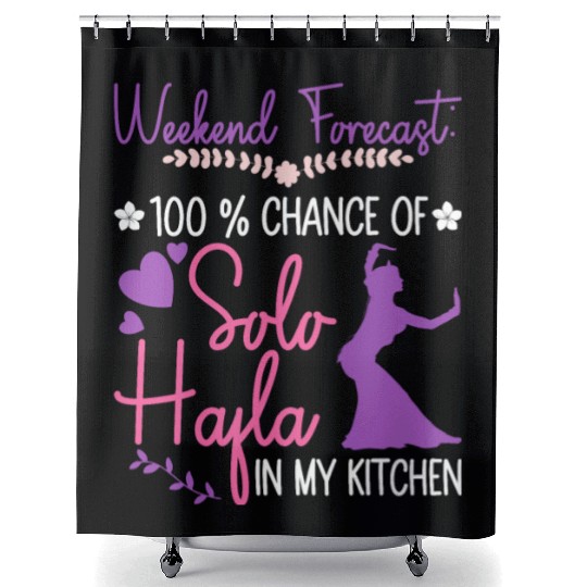 Weekend Forecast: 100 % Chance Of Solo Hafla In My Shower Curtains