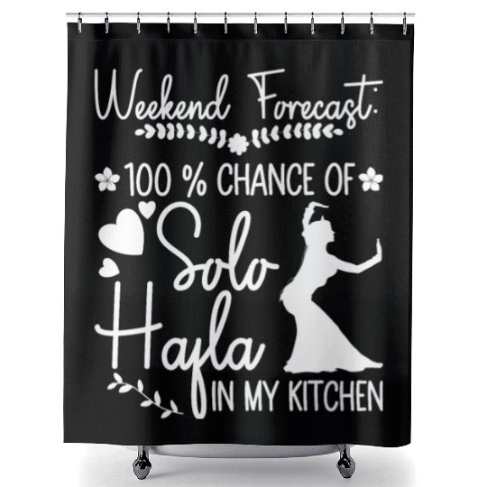Weekend Forecast: 100 % Chance Of Solo Hafla In My Shower Curtains