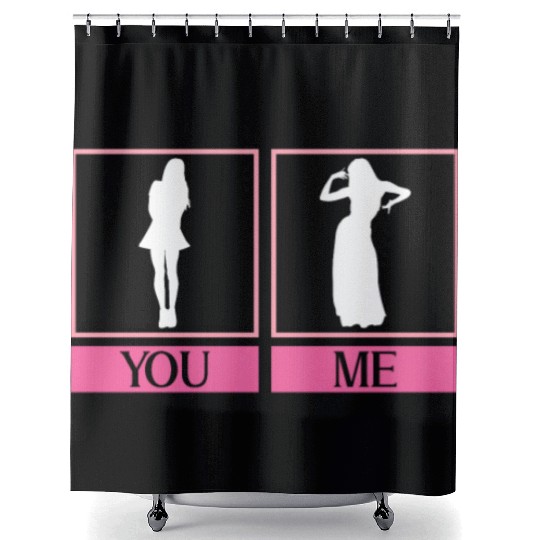 You: Normal Woman Me: Belly Dancer - Belly Dance Shower Curtains