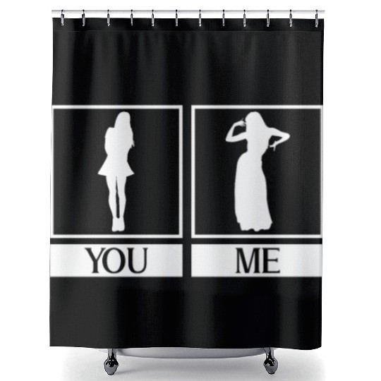 You: Normal Woman Me: Belly Dancer - Belly Dance Shower Curtains