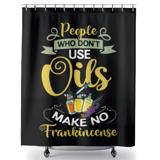 Essential Oil Diffuser Peppermint Aromatherapy Shower Curtains