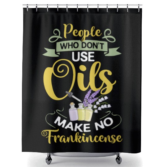 Essential Oil Diffuser Peppermint Aromatherapy Shower Curtains