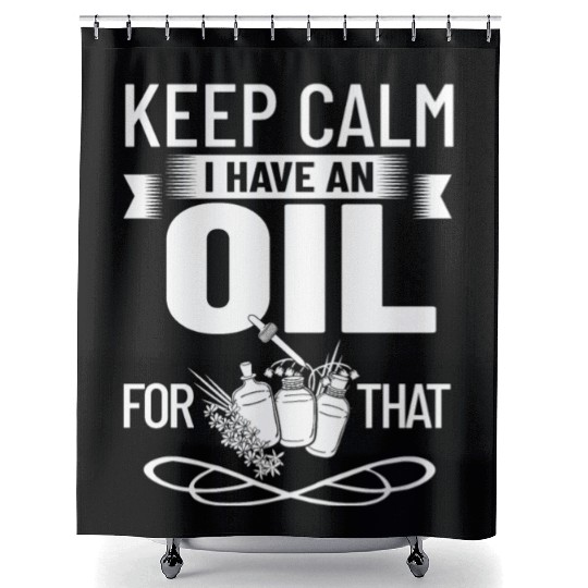 Essential Oil Diffuser Peppermint Aromatherapy Shower Curtains