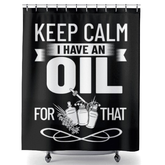 Essential Oil Diffuser Peppermint Aromatherapy Shower Curtains