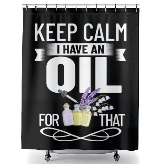 Essential Oil Diffuser Peppermint Aromatherapy Shower Curtains
