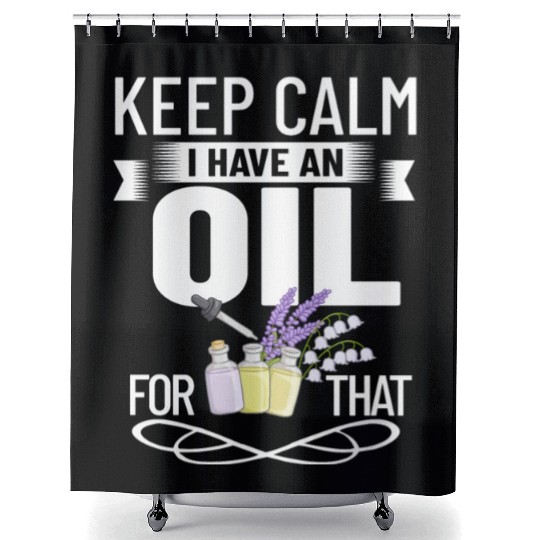 Essential Oil Diffuser Peppermint Aromatherapy Shower Curtains