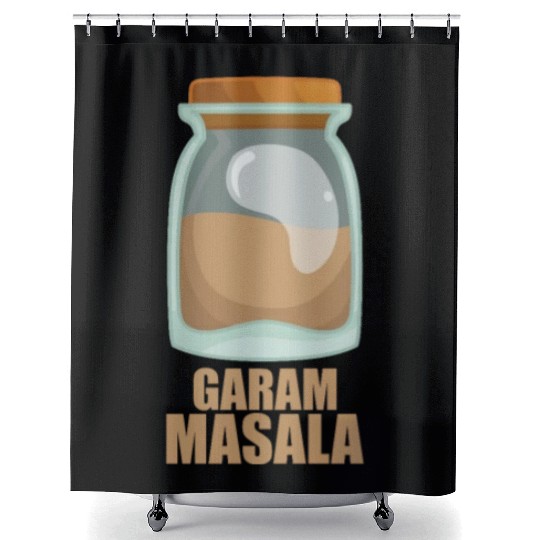 Garam Masala Spice Flavor Food Cooking Shower Curtains