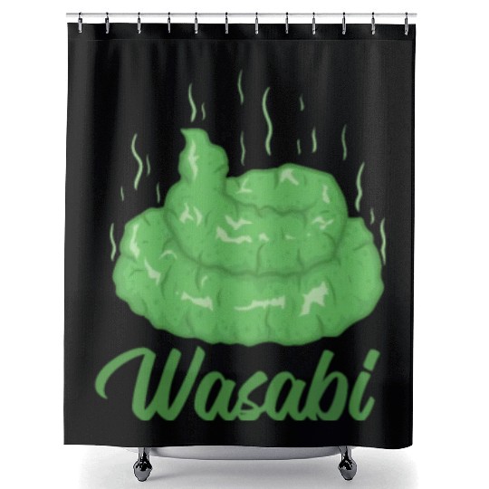 Wasabi Spice Flavor Food Cooking Shower Curtains